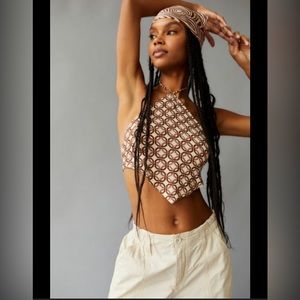 Princess Polly motel mauda scarf top NWOT